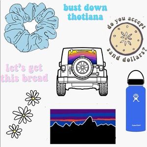 homemade sticker pack
